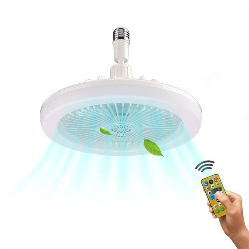 2 In 1 Remote Control LED Ceiling Fan