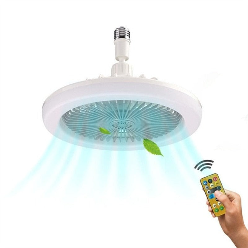 2 In 1 Remote Control LED Ceiling Fan