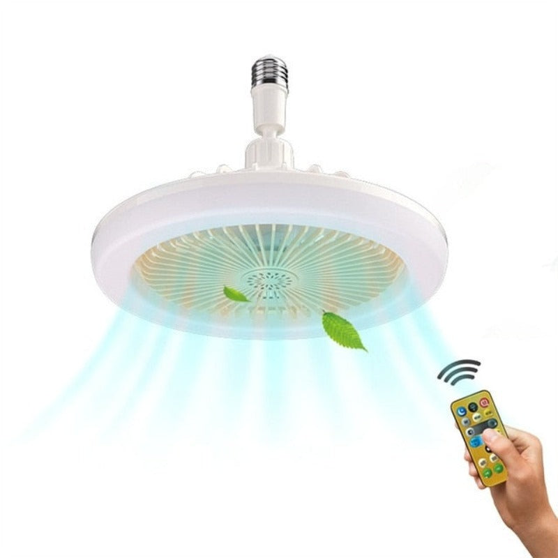 2 In 1 Remote Control LED Ceiling Fan