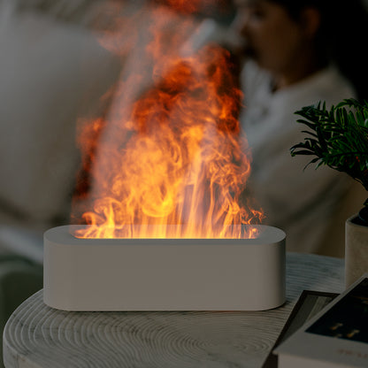 Flame Aromatherapy Machine - Essential Oil Diffuser / Mist Air Humidifier