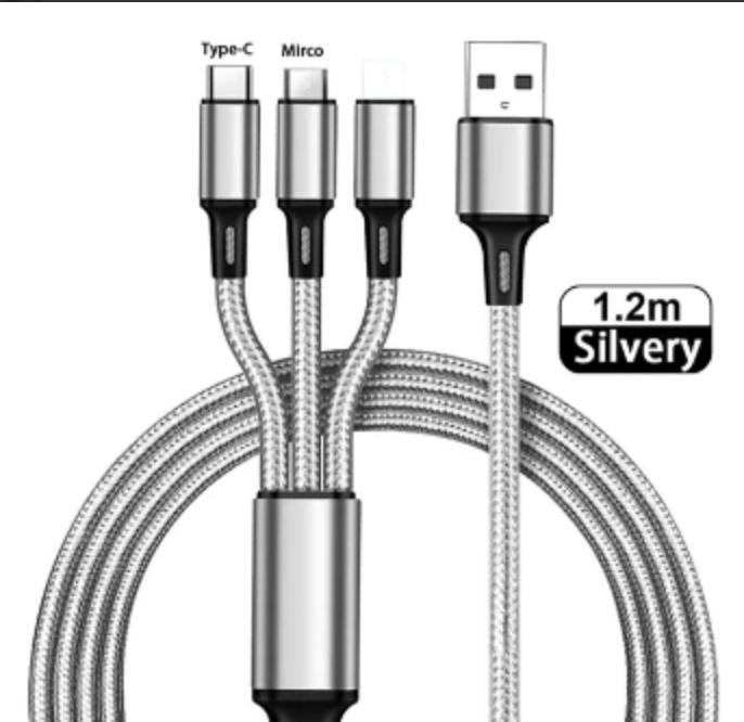 USB Charger Cable 3 in 1