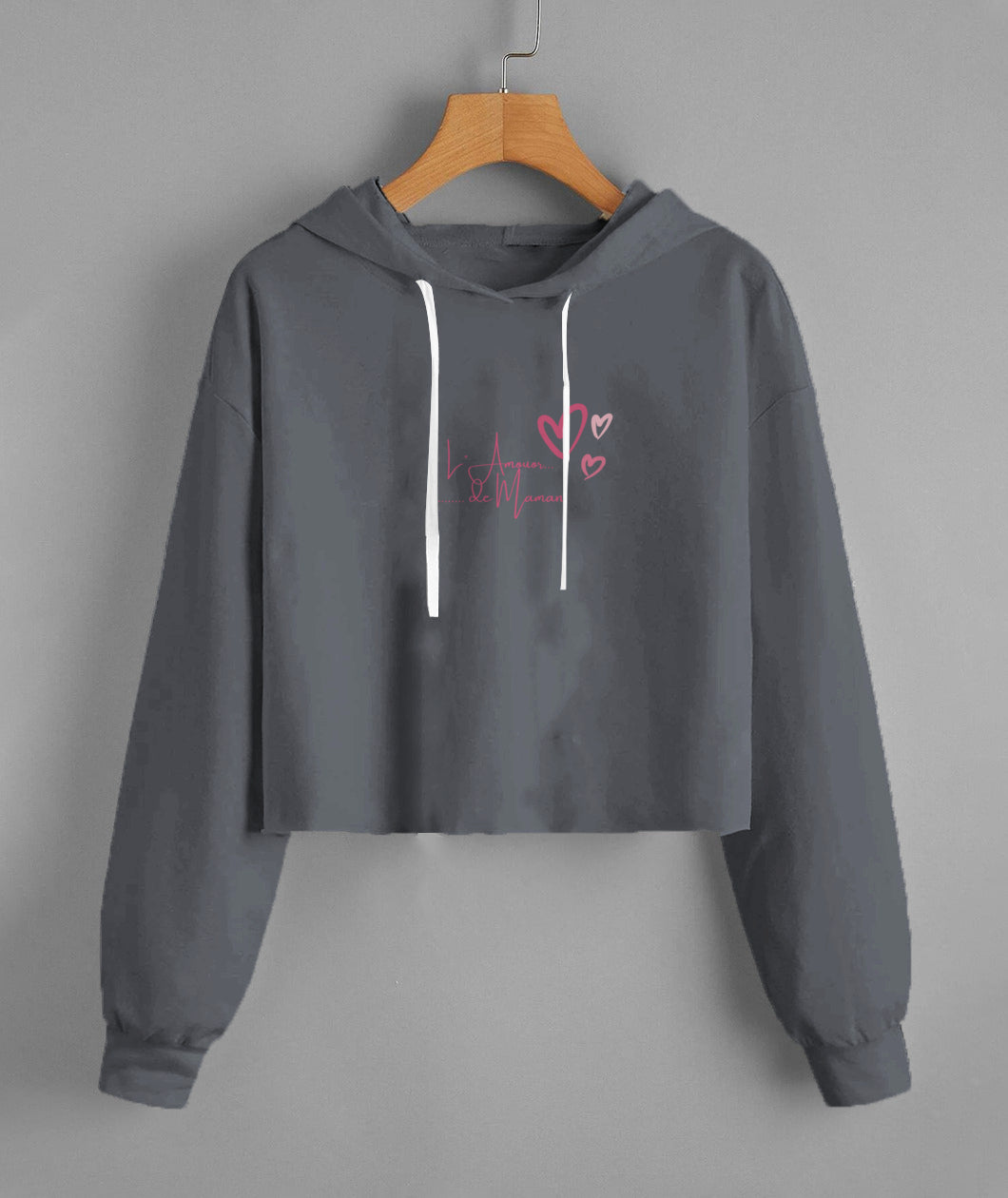 Lady'S Fleece Cropped Hoodie | LS12000 Lane Seven