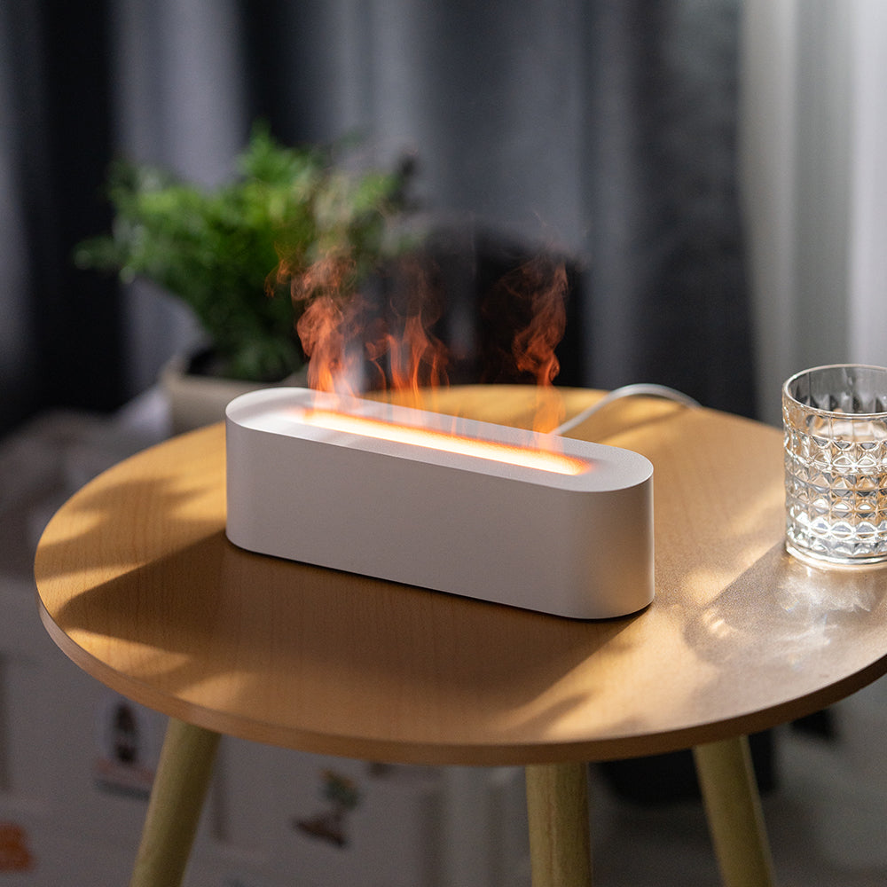 Flame Aromatherapy Machine - Essential Oil Diffuser / Mist Air Humidifier