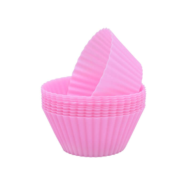 Silicone Cupcake Molds - 12pcs set