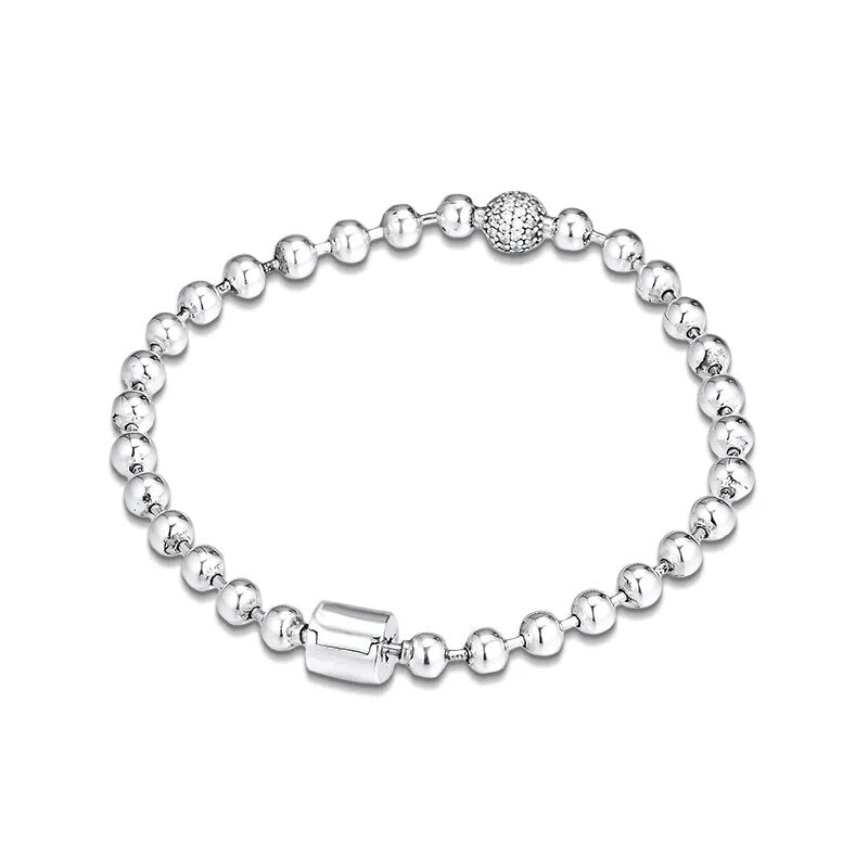 High Quality Bracelet Beads & Pave Ball Chain