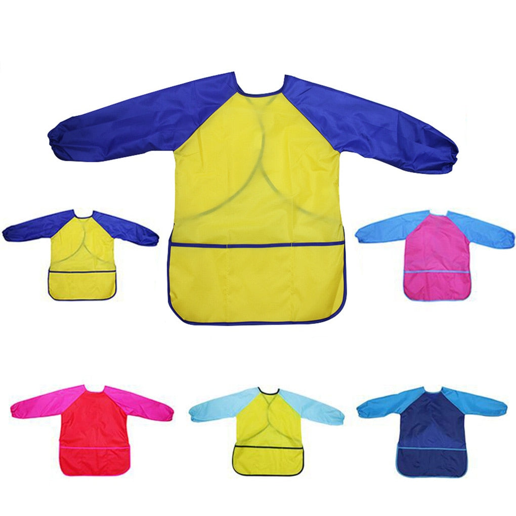 Children Long Sleeve Waterproof Apron