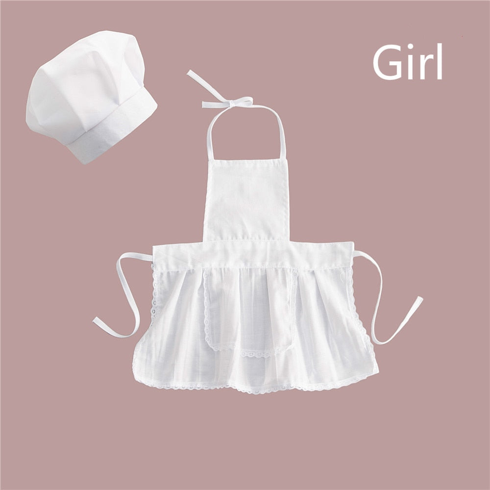 2pcs/set Baby Chef Apron