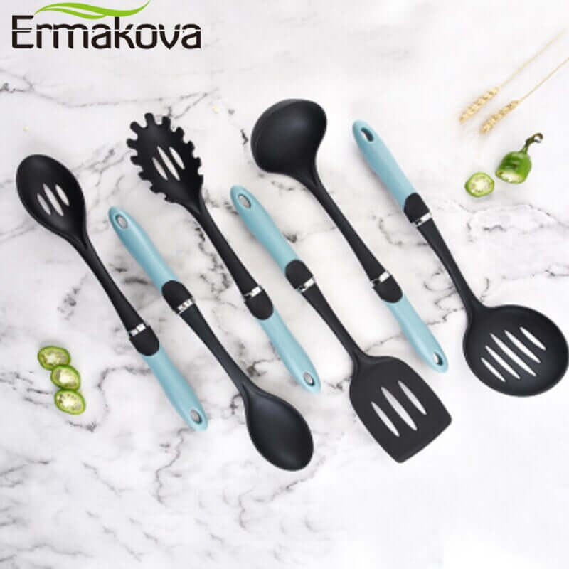 8 Pcs Silicone Cooking Kitchen Utensils Set