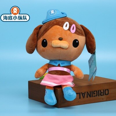 3PCS/SET Octonauts Gift Box 30cm Cartoon Plush Toys Kwazii Peso Barnacles Anime Figures Stuffed Plush Doll Girl Toys Kids Gifts