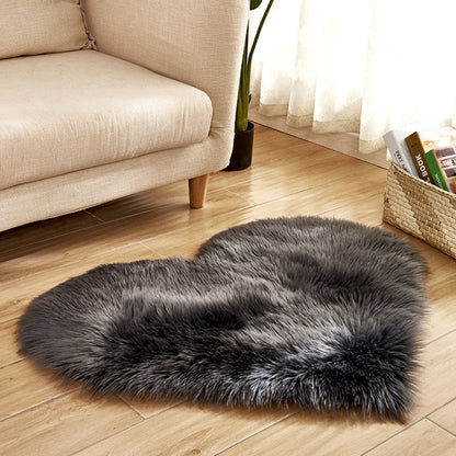 Heart Shape Fluffy Rugs