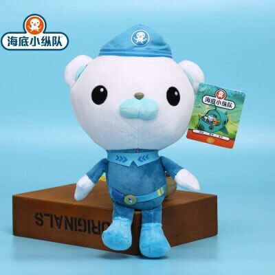 3PCS/SET Octonauts Gift Box 30cm Cartoon Plush Toys Kwazii Peso Barnacles Anime Figures Stuffed Plush Doll Girl Toys Kids Gifts