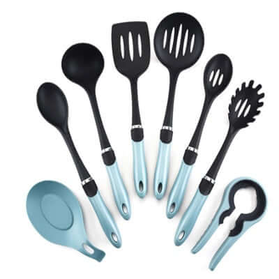 8 Pcs Silicone Cooking Kitchen Utensils Set