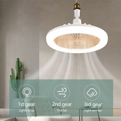 2 In 1 Remote Control LED Ceiling Fan