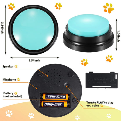 Voice Recording Button Pet Toys for Communication