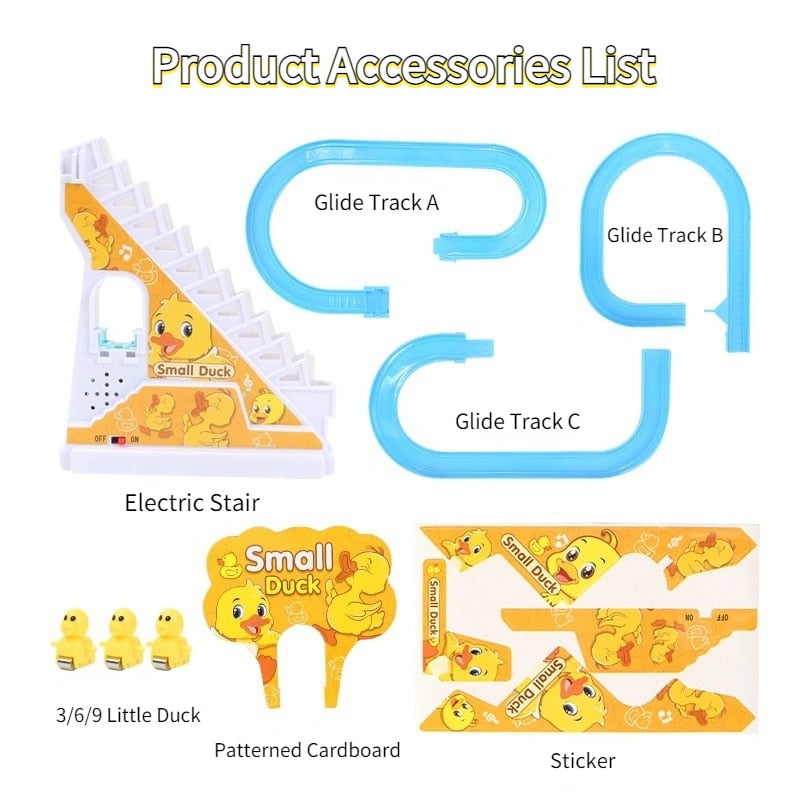 Electronic Penguin Climbing Stairs Track Toy