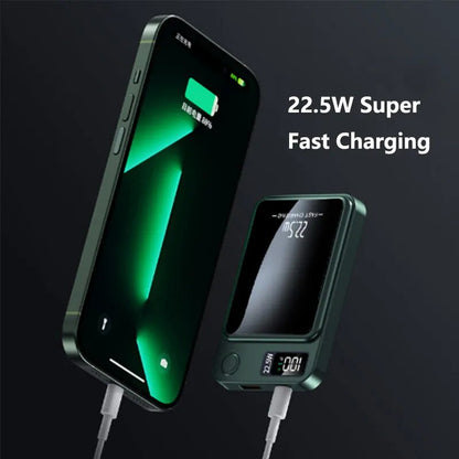 Fast Charging Power Bank 20000mAh Magnetic Qi Wireless Charger