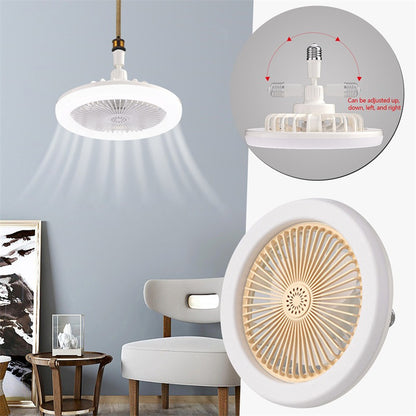 2 In 1 Remote Control LED Ceiling Fan