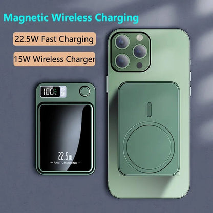 Fast Charging Power Bank 20000mAh Magnetic Qi Wireless Charger