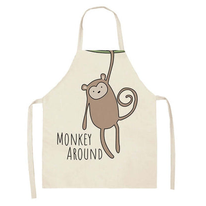 Kitchen Cooking Apron Animal Print