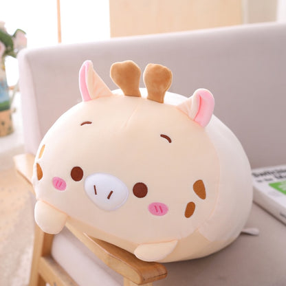 Soft Plush Cartoon Animal Pillow