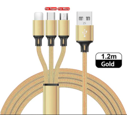 USB Charger Cable 3 in 1