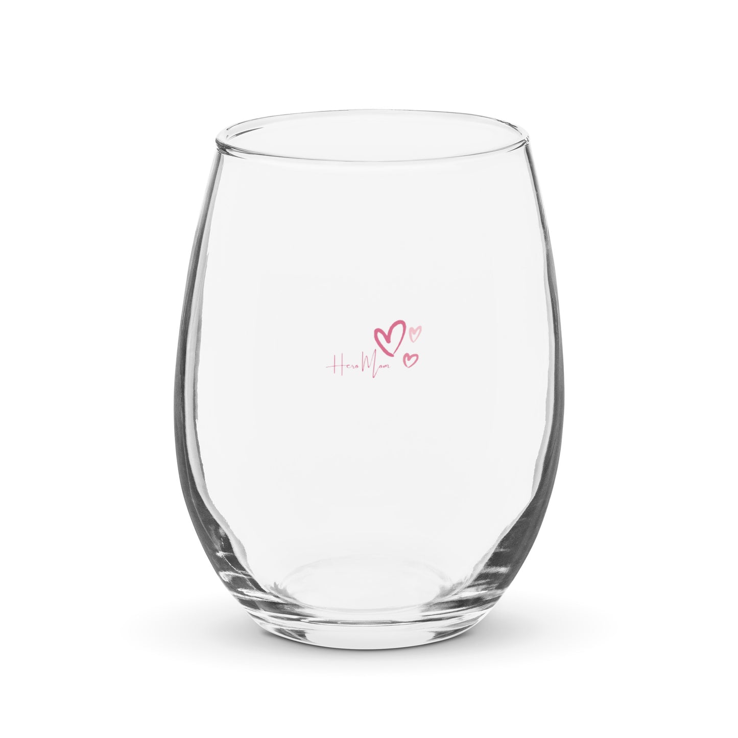 Stemless wine glass