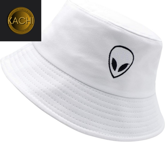Heart Embroidery Bucket Hat 100% Cotton Smile Beach Hats Summer Travel Sun Hat Outdoor Cap