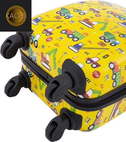 5 Piece Kids' Luggage Set, Cars