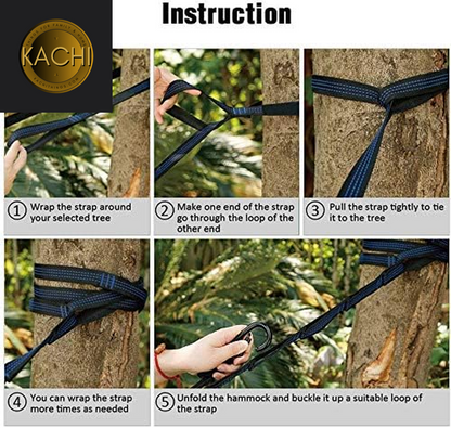 Camping Hammock with Mosquito Net and Rain Fly - Travel Hammock Bug Net - Hammock Tent for Outdoor Hiking Backpacking Travel Camping Accessories and Camping Gear…