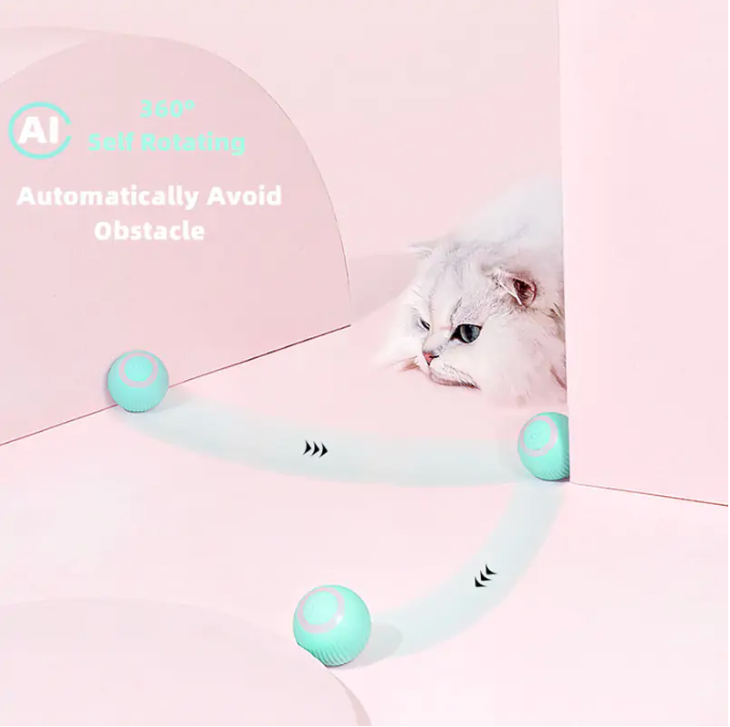 Smart Cat Ball Toys Chargement USB