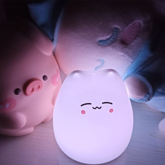 Mini lampe de nuit bébé chat