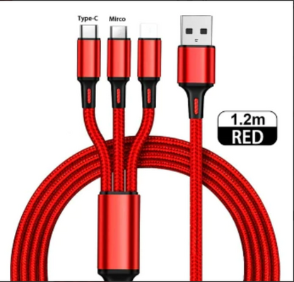 USB Charger Cable 3 in 1