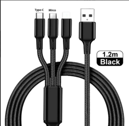 USB Charger Cable 3 in 1