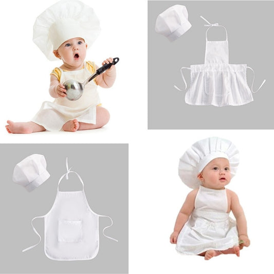 2pcs/set Baby Chef Apron