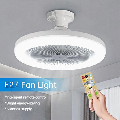 2 In 1 Remote Control LED Ceiling Fan