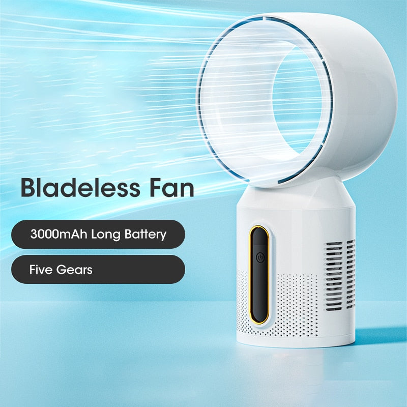 Portable Bladeless Tower Fan