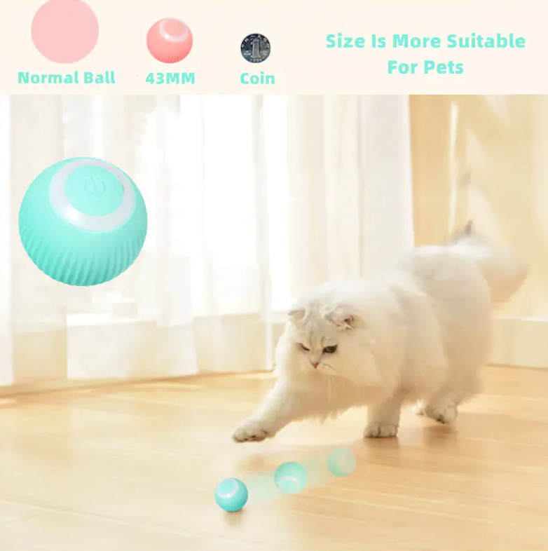 Smart Cat Ball Toys Chargement USB