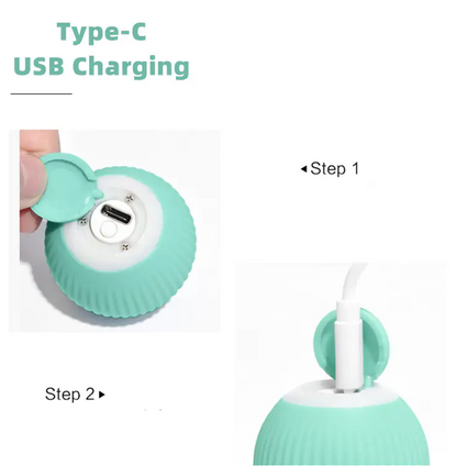 Smart Cat Ball Toys Chargement USB