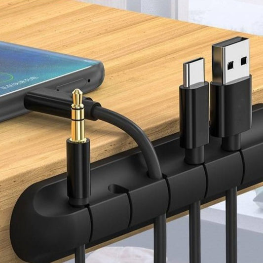 Silicone Cable Desk Organizer