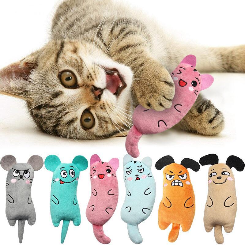 Interactive Plush Cat Toy