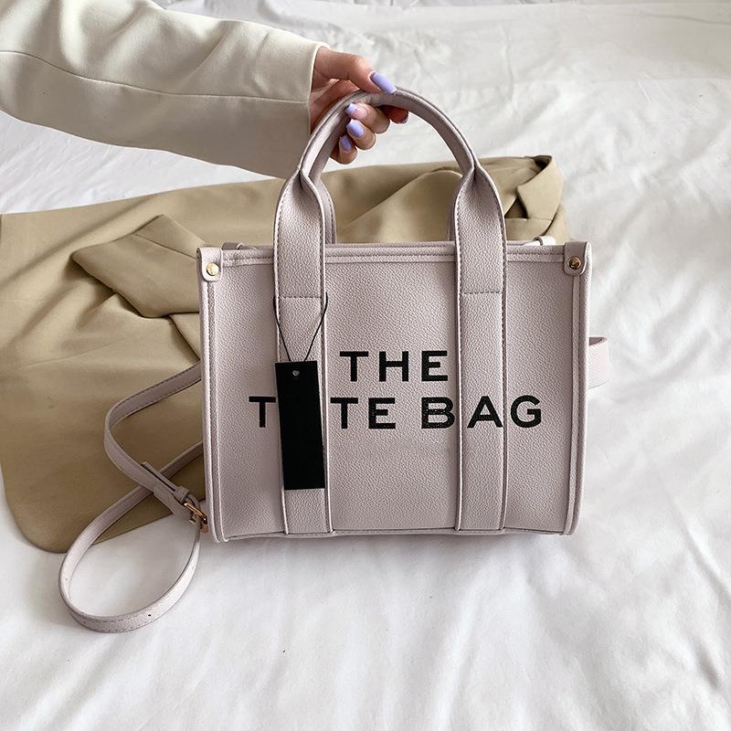 Luxury Designer The Tote Bag for Women Large Capacity Leather Handbags